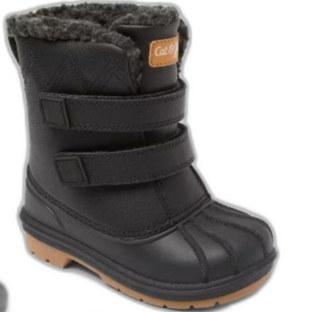Toddler Denver Winter Boots -Cat & Jack- Black Size 5 NWOT
